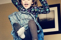 Ella Jumping on the Bed