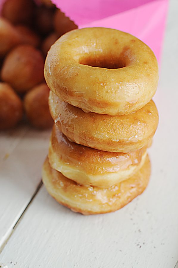 Homemade Yeast Doughnuts Recipe from Dine and Dish
