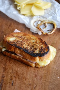 Jarlsberg cheese sandwich