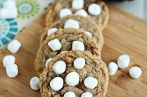 hot chocolate cookies with marshmallows