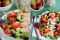 strawberry salad with poppy seed dressing