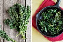 Kale Chips and Raw Kale