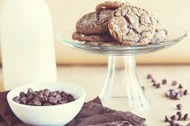 triple chocolate cookies