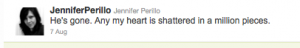 Jennifer's Tweet