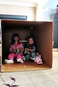 Box Girls Happy