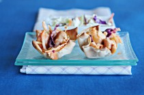 smbuffalo chicken wonton cups