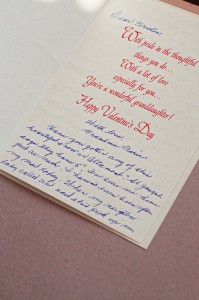 first of gmas card