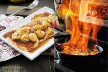 Bananas Foster Pancakes from Dine & Dish