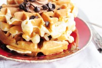 Cookie Dough Waffles by Dine & Dish