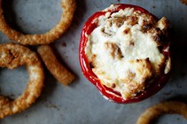 Baked Onion Ring Dip by www.dineanddish.net