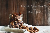 Pumpkin Spice Chex Mix by www.dineanddish.net