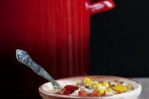 Creamy Chicken and Corn Chowder from www.dineanddish.net