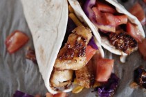 Balsamic Fish Tacos from www.dineanddish.net