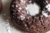 Chocolate Cake Doughnuts www.dineanddish.net