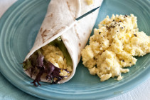 Decadent Scrambled Eggs from www.dineanddish.net