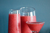 Lemongrass Strawberry Daiquiri www.dineanddish.net