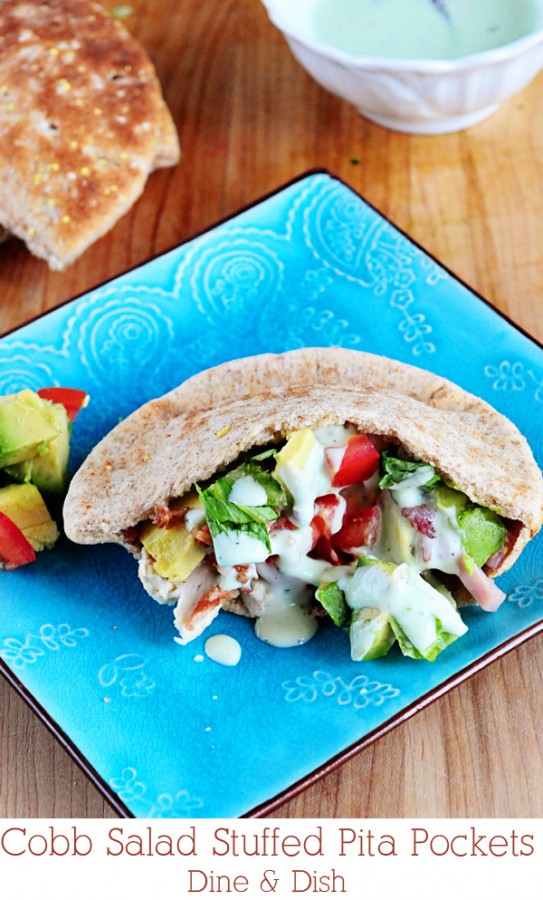 Cobb Salad Stuffed Pita Pockets