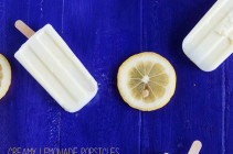 Creamy Lemonade Popsicles from www.dineanddish.net