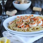 The Gift of Time {Recipe: Lemon Pepper Shrimp Over Pasta} - Dine and Dish