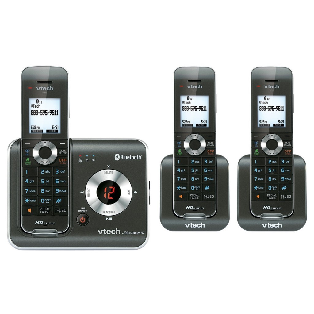 VTech 4-piece Cordless Handset System with Connect to Cell