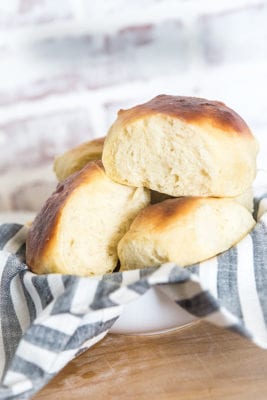 soft and fluffy white dinner rolls