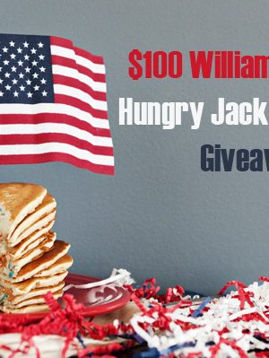 $100 Williams Sonoma Gift Card and Hungry Jack Prize Pack Giveaway!