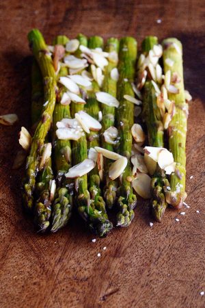 Asian Toasted Sesame Asparagus dineanddish.net