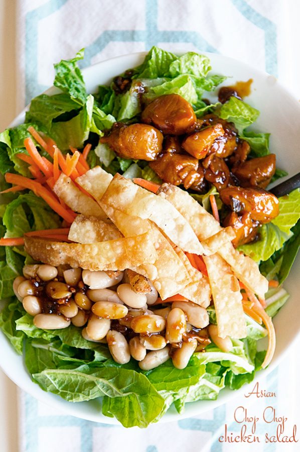 Copycat Houlihan's Asian Chicken Salad Recipe - Dine and Dish