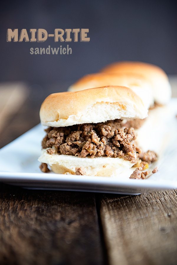 Iowa Style Maid Rite Sandwiches Recipe Dine And Dish